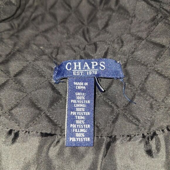 Chaps Quilted Equestrian Chore Riding Jacket Size Medium - Picture 2 of 5